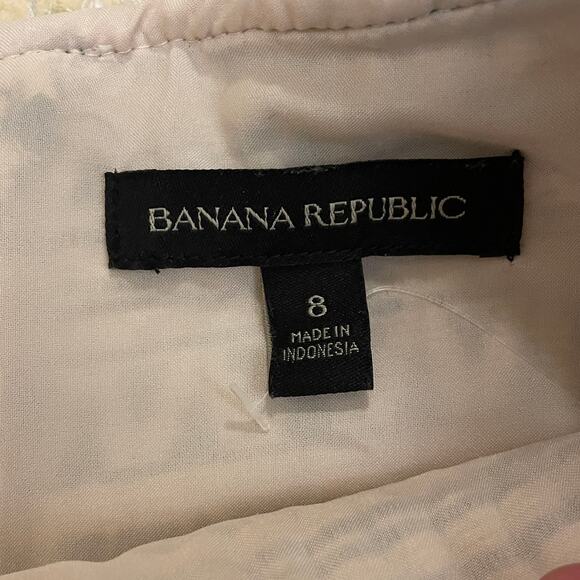 Banana Republic 8 Fit & Flare Dress | Aztec Knit, Black Ivory, NWOT Fall Capsule - Picture 4 of 7